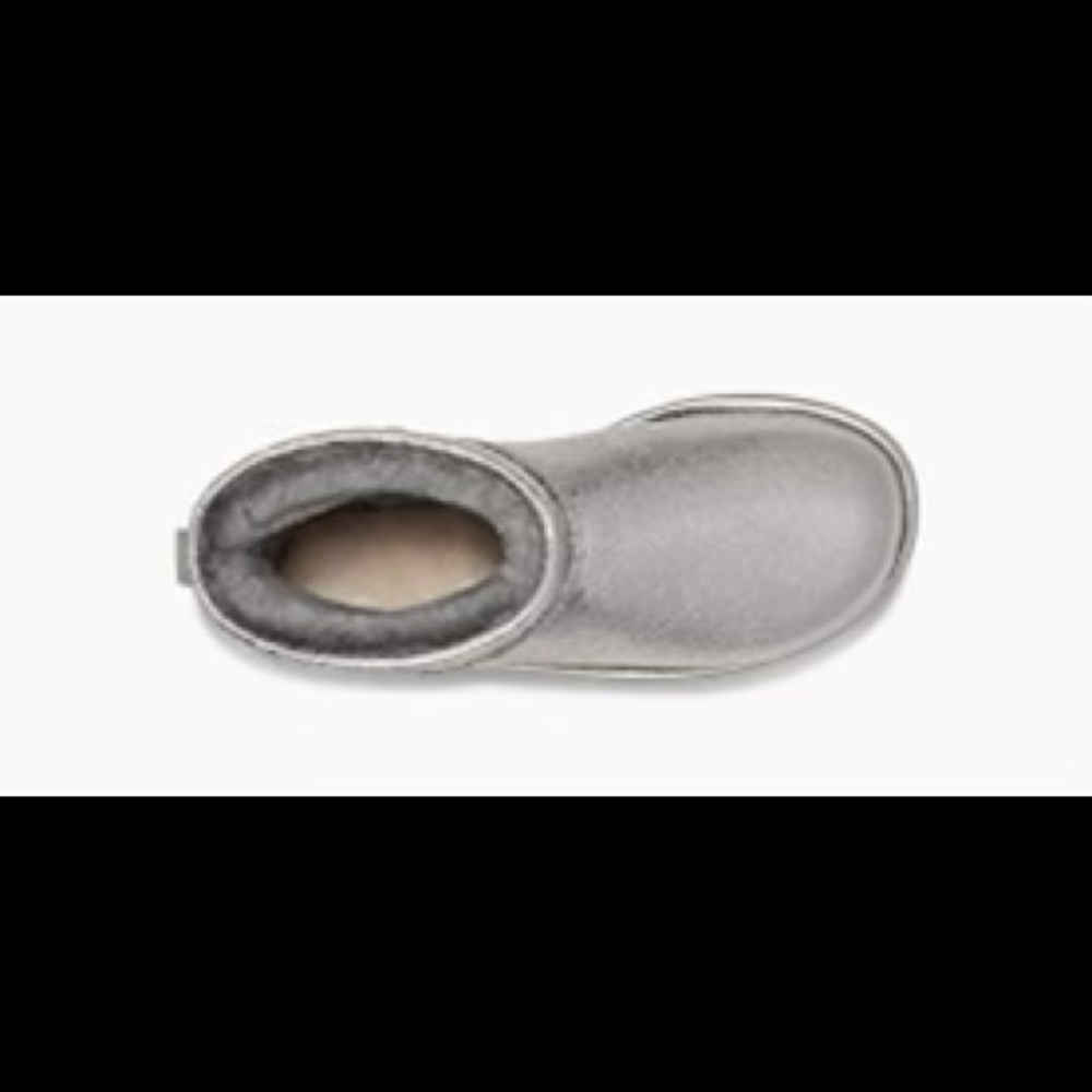 UGG Women's Classic Mini Metallic Sparkle Gun Metal Winter Boots Size 6 … - Picture 11 of 11